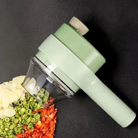 4 In 1 Handheld Portable Wireless Electric Vegetable Chopper