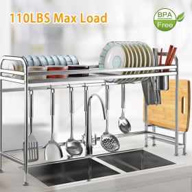 Over Sink Stainless Steel Dish Drying Rack