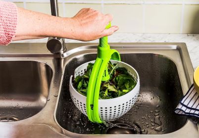 Easy-To-Use Salad Nylon Colander Spinner