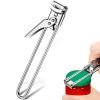 1pc Adjustable Can, Jar & Bottle Opener; Multifunctional Stainless Steel