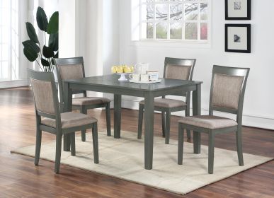 5pc Dining and Kitchen Breakfast room Set Oak Veneer