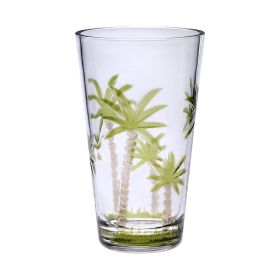 Designer Acrylic Classic Palm Tree Hi Ball Tumbler of 4 (20oz)