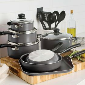 Tramontina Primaware 18 Piece Gray Steel Cookware Set