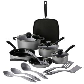 Tramontina Nonstick 15 Pc Cookware Set Silver Aluminum