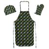 Packers 3PC Set Apron Mitt; Hat