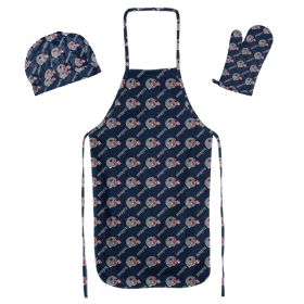 Patriots 3PC Set  Apron Mitt; Hat