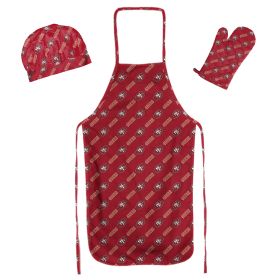 49ers 3PC Set Apron Mitt; Hat