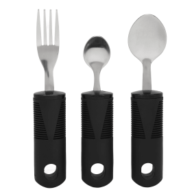 Adaptive Stainless Steel 3 Pieces Hanging Set For Elderly