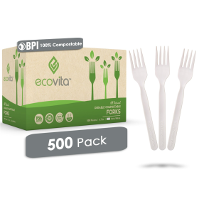 Disposable Eco Fork Utensil Sets 500 PCS