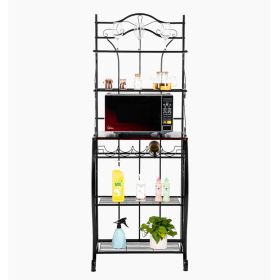 5-Tier Metal Kitchen Organizer Microwave Storage Rack