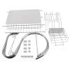 2 Tier Stainless Steel Dish Drying Rack Cutlery Holder Shelf