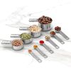 1 Set Stainless Steel Measuring Cups