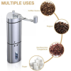 Hand Crank Pepper Conical Coffee Bean Grinder Stainless Steel