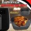 Air Fryer Silicone Pot Basket Non-Stick Oven Baking Tray