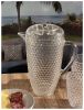 2.5 Quarts Designer Diamond Cut Acrylic Pitcher with Lid,