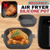 Air Fryer Silicone Pot Basket Non-Stick Oven Baking Tray