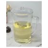 2.75 Quarts Designer Oval Halo Clear Acrylic Pitcher with Lid