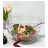 Designer Swirl Break Resistant Clear Acrylic Serving Bowl