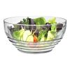 Designer Swirl Break Resistant Clear Acrylic Serving Bowl