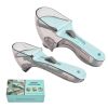 2pcs Plastic Adjustable Measuring Cups Kitchen Tools