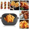 Air Fryer Silicone Pot Basket Non-Stick Oven Baking Tray