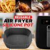 Air Fryer Silicone Pot Basket Non-Stick Oven Baking Tray