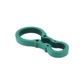 1pc Can/Bottle Jar Opener; Multifunctional Non-slip KitchenTool (Color: Green)