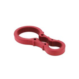 1pc Can/Bottle Jar Opener; Multifunctional Non-slip KitchenTool (Color: Red)