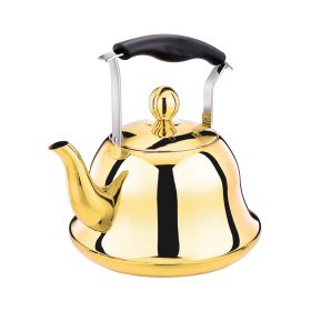 2L Whistling Kettle For Gas Stove (Color: Titanium)