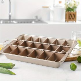 Kitchen Baking Utensils Solid Bottom Brownie Baking Pan (Items: Brownie Cake Mold)