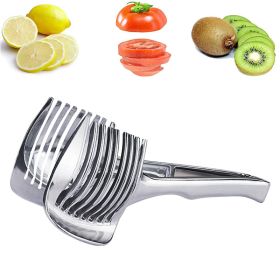 1pc Tomato Lemon Slicer Round Fruits Onion Shredder (Items: Slicer)