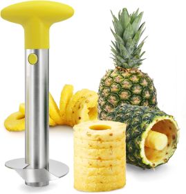 Newness Premium Pineapple Corer Remover (Color: Yellow)