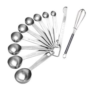 U-Taste 18/8 Stainless Steel Measuring Spoons Set (type: 11 pieces)