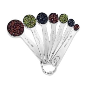 U-Taste 18/8 Stainless Steel Measuring Spoons Set (type: 7 pieces)