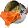 1pc Silicone Pot  And Pasta Strainer, Kitchen Gadgets