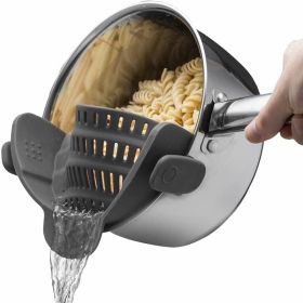 1pc Silicone Pot  And Pasta Strainer, Kitchen Gadgets (Quantity: 1pc)