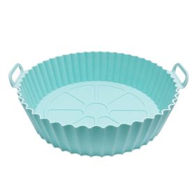 Air Fryer Silicone Pot Basket (Color: 1PCS Light Blue)