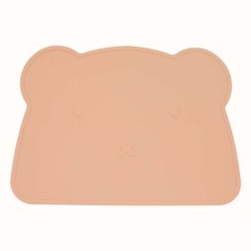 Baby Bear Shape Silicone Washable Insulated Placemat (Size/Age: Average Size (0-8Y))