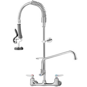 VEVOR Commercial Faucet with Pre-Rinse Sprayer (default: default)