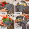 1pc Silicone Pot  And Pasta Strainer, Kitchen Gadgets