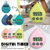 LED Counter Manual Electronic Countdown Stopwatch Alarm Clock