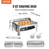 VEVOR Rectangle Chafing Dish Set