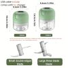 1pc USB Charging Vegetable Mincer, Electric Mini Chopper