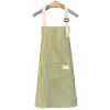 1pc Adjustable Kitchen Cooking Apron With 2 Pockets