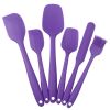 6pcs Silicone Kitchenware Set Scraper; Spatula; Baking Tools