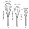 1pc Stainless Steel Whisk; Beating And Stirring;