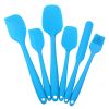 6pcs Silicone Kitchenware Set Scraper; Spatula; Baking Tools